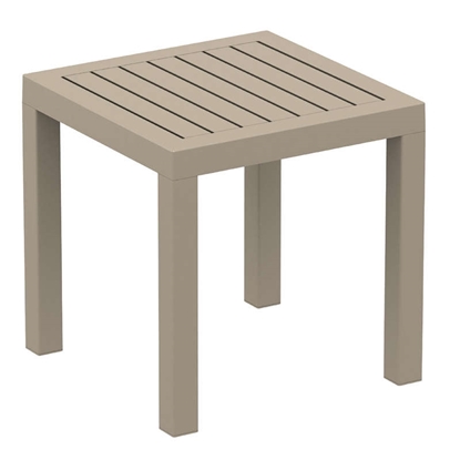 Picture of OCEAN TAUPE TABLE 45X45X45cm. POLYPROPYLENE