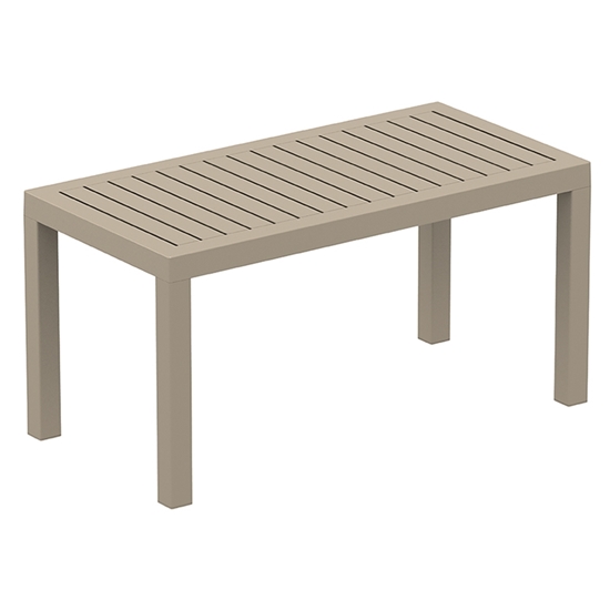 Picture of OCEAN TAUPE TABLE 90Χ45Χ45cm. POLYPROPYLENE