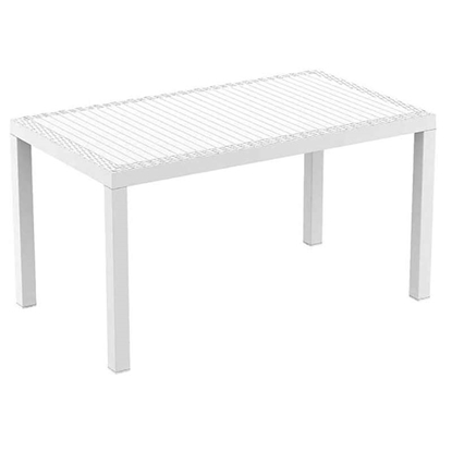 Picture of ORLANDO 140Χ80Χ75cm. WHITE TABLE POLYPROPYLENE