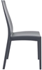 Picture of MIRANDA DARK GREY (4pcs/ctn) CHAIR POLYPROPYLENE