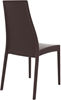 Picture of MIRANDA BROWN (4pcs/ctn) CHAIR POLYPROPYLENE