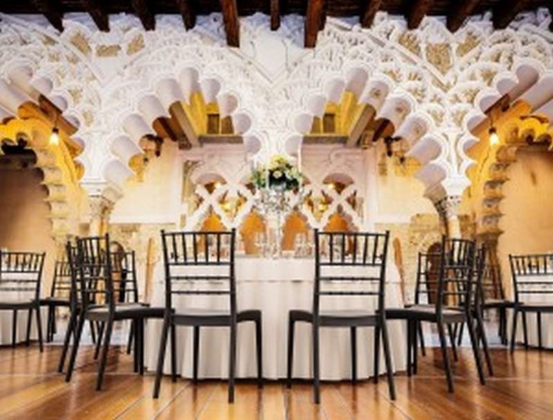 Καρέκλα catering Josephine στοιβαζόμενη - Μαύρο 45x55x91 εκ. | Josephine