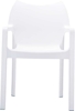 Picture of DIVA WHITE ARMCHAIR POLYPROPYLENE
