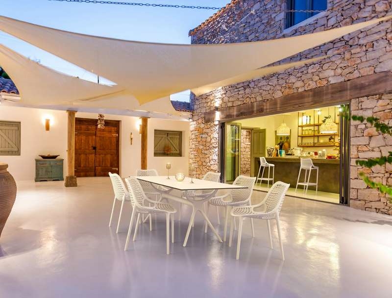 Τραπέζι εξωτερικού χώρου HPL - Λευκό 180x90x74 εκ. | Air