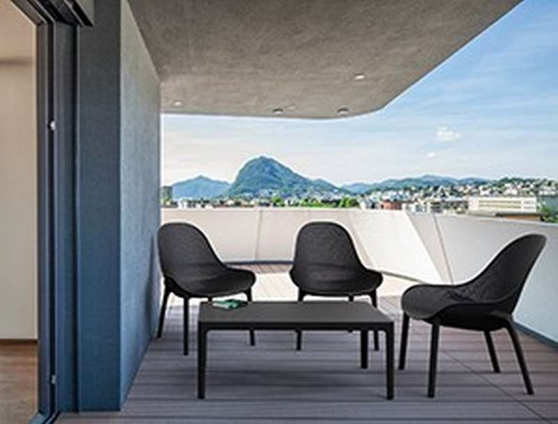 Πολυθρόνα lounge - Σκούρο γκρι 60x71x83 εκ. | Sky