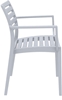 Picture of ARTEMIS SILVER GREY ARMCHAIR POLYPROPYLENE