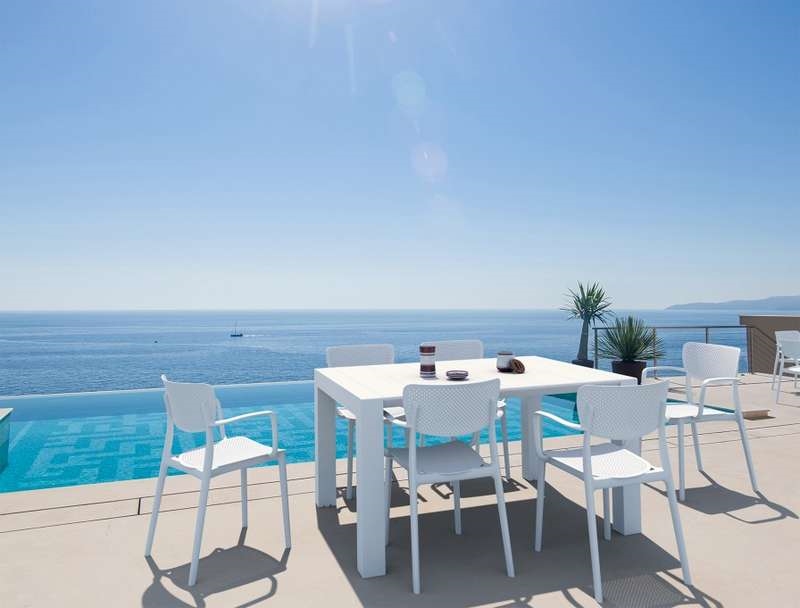 Στοιβαζόμενη πολυθρόνα - Λευκό 54x53x82 εκ. | Loft