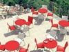 Picture of JULIETTE BEIGE CHAIR POLYPROPYLENE/ALUMINIUM