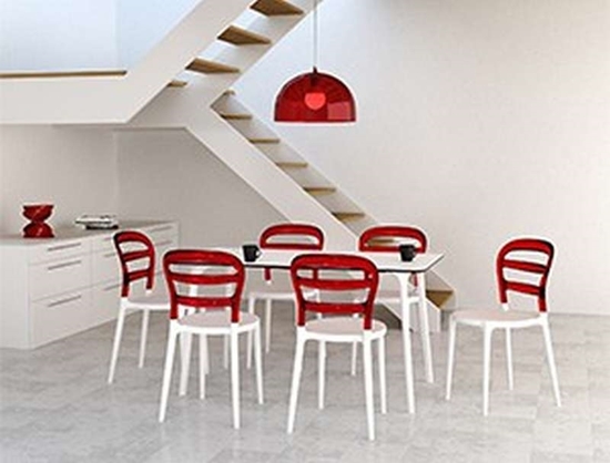 Εικόνα από BIBI WHITE/RED TRANSP.ΚΑΡΕΚΛΑ