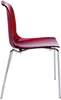 Picture of ALLEGRA RED TRANSP.(4pcs/ctn) CHAIR