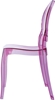 Picture of BABY ELIZABETH PINK TRANSP. SMALL CHAIR