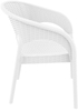 Picture of PANAMA WHITE ARMCHAIR POLYPROPYLENE