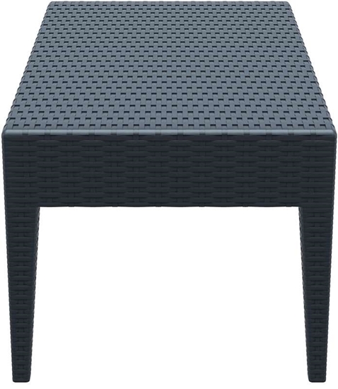 Εικόνα από MIAMI DARK GREY ΤΡΑΠΕΖΙ 92Χ53Χ45εκ. ΠΟΛ/ΝΙΟΥ