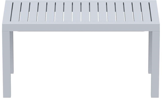 Εικόνα από OCEAN SILVER GREY ΤΡΑΠΕΖΙ 90Χ45Χ45εκ. ΠΟΛ/ΝΙΟΥ