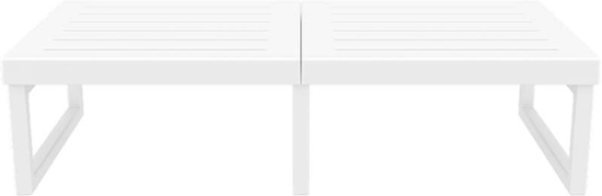 Εικόνα από MYKONOS ΤΡΑΠΕΖΙ WHITE 130X65X33εκ. ΠΟΛ/ΝΙΟΥ