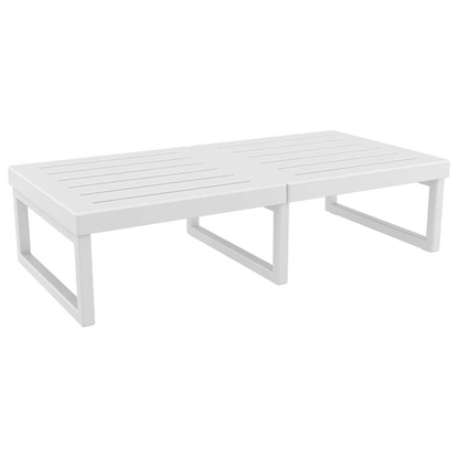 Εικόνα της MYKONOS ΤΡΑΠΕΖΙ WHITE  130X65X33εκ. ΠΟΛ/ΝΙΟΥ