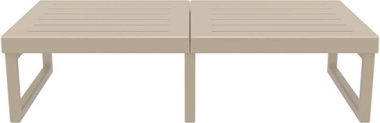 Εικόνα από MYKONOS ΤΡΑΠΕΖΙ TAUPE 130X65X33εκ. ΠΟΛ/ΝΙΟΥ