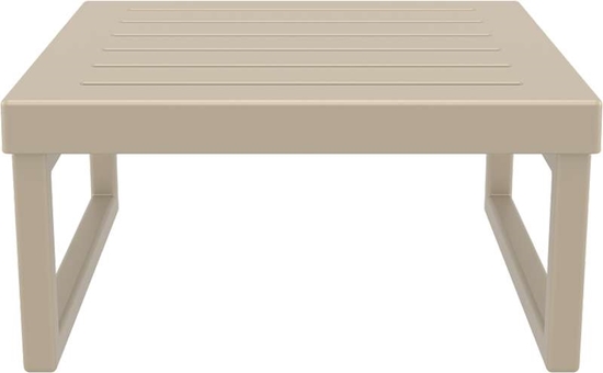 Εικόνα από MYKONOS ΤΡΑΠΕΖΙ TAUPE 65X65X33εκ. ΠΟΛ/ΝΙΟΥ