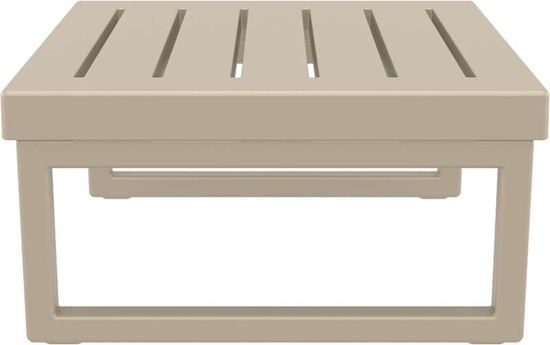 Εικόνα από MYKONOS ΤΡΑΠΕΖΙ TAUPE 65X65X33εκ. ΠΟΛ/ΝΙΟΥ
