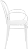 Picture of VICTOR XL WHITE ARMCHAIR POLYPROPYLENE