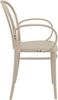 Picture of VICTOR XL TAUPE ARMCHAIR POLYPROPYLENE