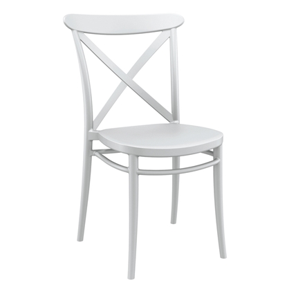 Picture of CROSS WHITE CHAIR POLYPROPYLENE