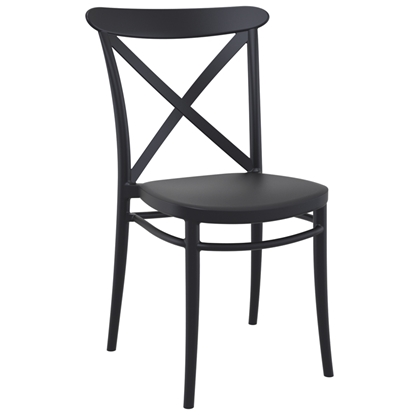 Picture of CROSS BLACK CHAIR POLYPROPYLENE