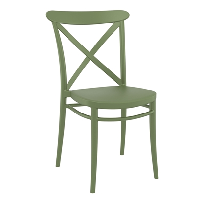 Picture of CROSS OLIVE GREEN CHAIR POLYPROPYLENE