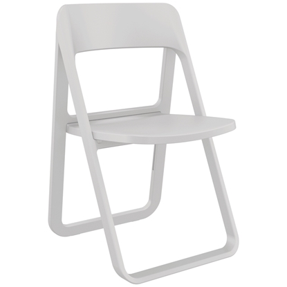 Picture of DREAM WHITE FOLDING CHAIR POLYPROLYLENE