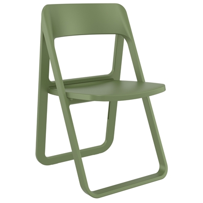 Picture of DREAM OLIVE GREEN (4pcs/ctn) FOLDING CHAIR POLYPROLYLENE