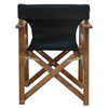 Picture of TORINO DIRECTOR 'S ARMCHAIR WALNUT WITH BLACK FABRIC