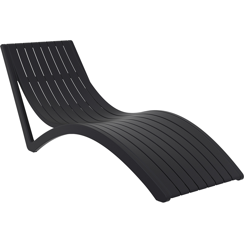 SLIM ΞΑΠΛΩΣΤΡΑ BLACK ΠΟΛ/ΝΙΟΥ 180X72X70εκ.