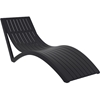Picture of SLIM SUNLOUNGER BLACK POLYPROPYLENE