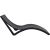 Picture of SLIM SUNLOUNGER BLACK POLYPROPYLENE
