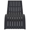 Picture of SLIM SUNLOUNGER BLACK POLYPROPYLENE
