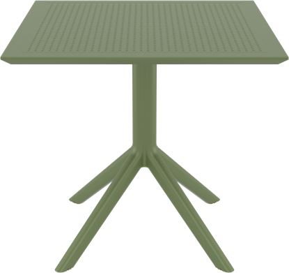 Picture of SKY TABLE 80X80X74cm OLIVE GREEN POLYPROPYLENE