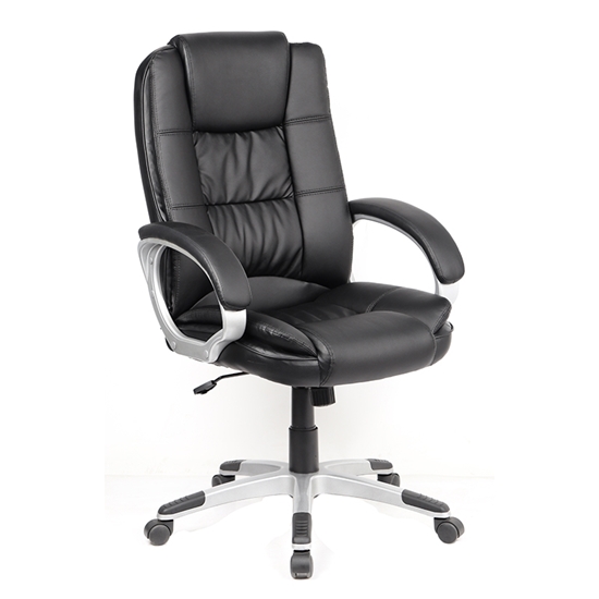 Picture of A9150 BLACK PU MANAGER ARMCHAIR