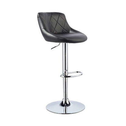 Picture of Bar84 Bar stool (2pcs/ctn) Black Pu 46x47x106cm.With Gaslift