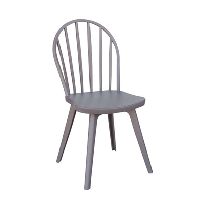 Εικόνα της Καρέκλα Πολυπροπυλενίου 4τμχ Mirella Oval Camel 47Χ54Χ91εκ.