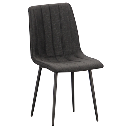 Picture of Dora Dining Chair (4pcs/ctn) Black Fabric 45x53x88cm.