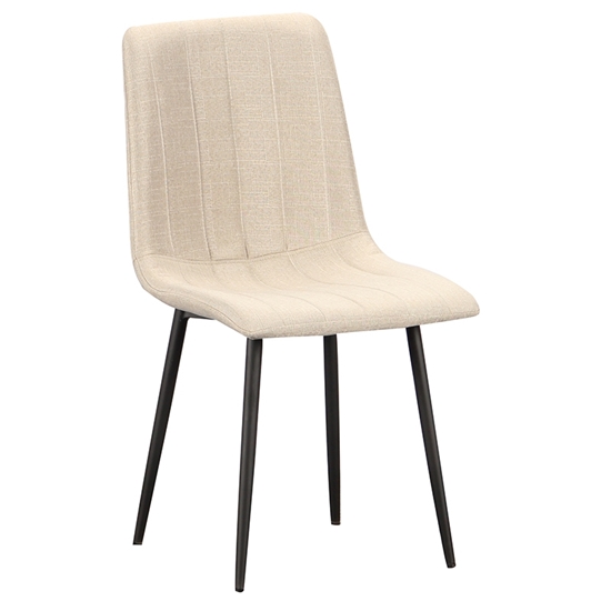 Picture of Dora Dining Chair (4pcs/ctn) Beige Fabric 45x53x88cm.