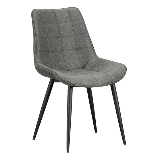 Picture of Denis Dining Chair (4pcs/ctn) Grey Fabric 53x60x87cm.