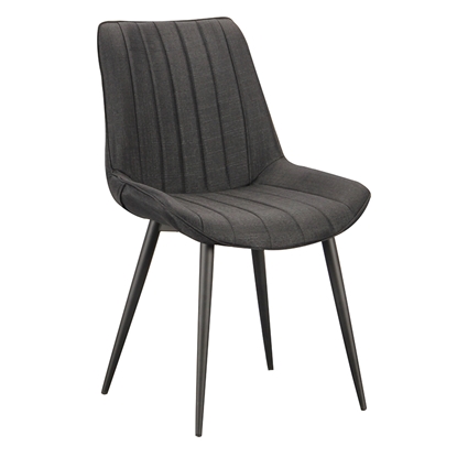 Picture of Bony Dining Chair (4pcs/ctn) Black Fabric 54x60x87cm.