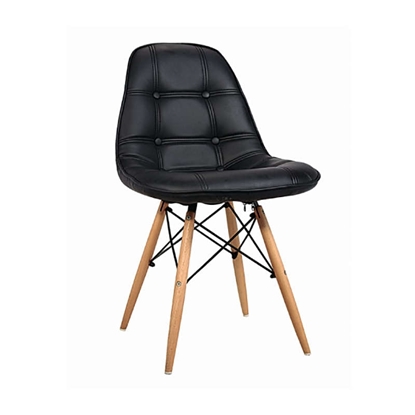 Picture of Amanta Dining Chair (4pcs/ctn) Black Pu 46x51x82cm.