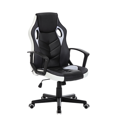 Picture of A6230 BLACK/WHITE GAMING ARMCHAIR