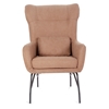 Picture of ADA HIGH BACK ARMCHAIR BEIGE FABRIC