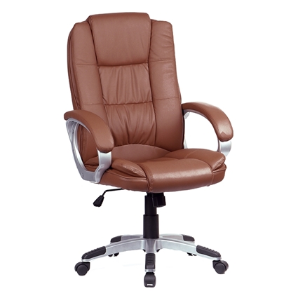 Picture of A9150 BROWN PU MANAGER ARMCHAIR
