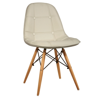 Picture of Amanta Dining Chair (4pcs/ctn) Cream Pu 46x51x82cm.