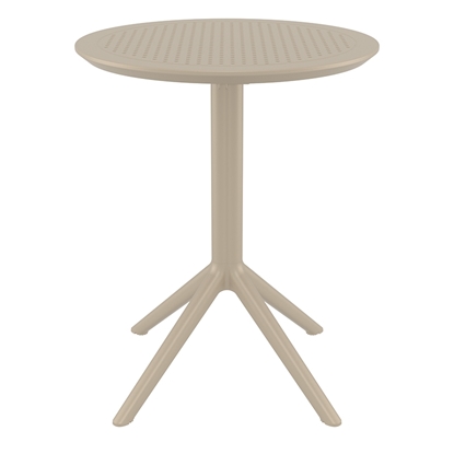 Picture of SKY TABLE FOLDING D60X74cm. TAUPE POLYPROPYLENE