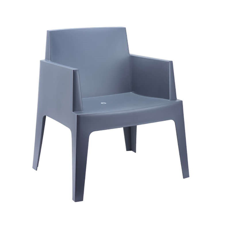 Πολυθρόνα εξωτερικού χώρου - Dark grey 65x58x80 εκ. | Box